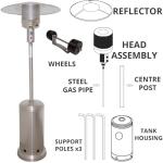 Marko Stainless Steel Outdoor Gas Patio Heater