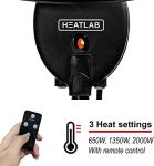 Heatlab 2KW Waterproof Infrared Patio Heater with Remote