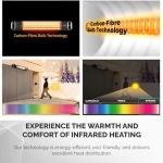 Senelux 2000W Wall Mounted Infrared Patio Heater