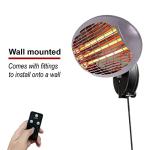 Heatlab 2KW Waterproof Infrared Patio Heater with Remote