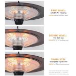 Suprills 2500W Infrared Electric Heater with Remote