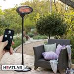 Heatlab 2KW Waterproof Infrared Patio Heater with Remote