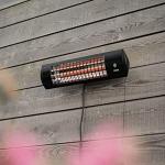 Heatlab 1.8kW Wall-Mounted Quartz Patio Heater Set
