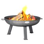 75cm Cast Iron Outdoor Fire Pit Bowl