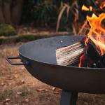 75cm Cast Iron Outdoor Fire Pit Bowl