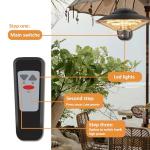 DONYER Electric Outdoor Patio Heater with Remote