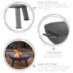 75cm Cast Iron Outdoor Fire Pit Bowl