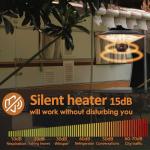 DONYER Electric Outdoor Patio Heater with Remote