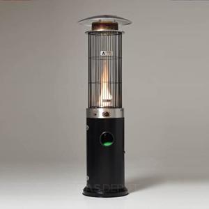 REALGLOW Black Spiral Flame Patio Heater 13.5KW