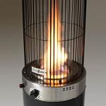 REALGLOW Black Spiral Flame Patio Heater 13.5KW