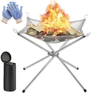 Outdoor Portable Fire Pit with Carrying Bag