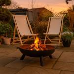 Small Round Iron Fire Pit for Outdoor Fun