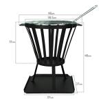 Simpa® Camelot Medieval Outdoor Fire Pit Set