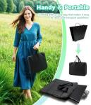 Snowpea Collapsible Portable Fire Pit for Outdoors