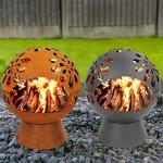 GardenCo 60cm Round Outdoor Fire Pit