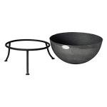 60cm Cast Iron Outdoor Fire Pit Bowl
