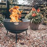 60cm Cast Iron Outdoor Fire Pit Bowl