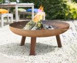 La Hacienda Pittsburgh Medium Firepit - Oiled Steel
