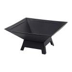 Parkland Square Outdoor Fire Pit with BBQ Grill