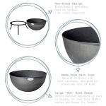 60cm Cast Iron Outdoor Fire Pit Bowl