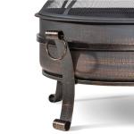 Dellonda 30" 2-in-1 Outdoor Fire Pit Table