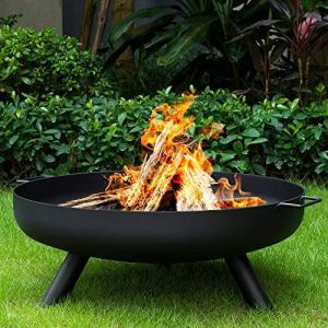 Baverta 58cm Round Outdoor Fire Pit