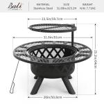 BALI OUTDOORS 20" Wood Burning Fire Pit