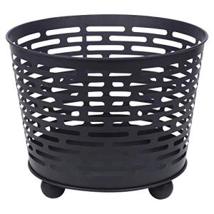 Black Metal Fire Bowl for Outdoor Gatherings