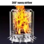 Portable Stainless Steel Tabletop Fire Pit