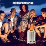 Portable Stainless Steel Tabletop Fire Pit