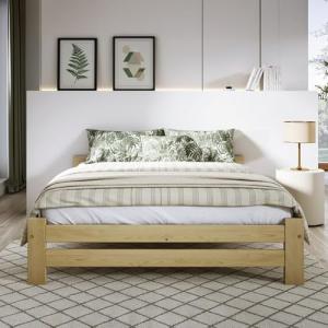 Nodax 4ft6 Solid Pine Double Bed Frame