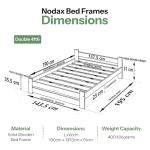 Nodax 4ft6 Solid Pine Double Bed Frame