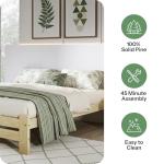 Nodax 4ft6 Solid Pine Double Bed Frame