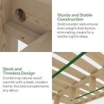 Nodax 4ft6 Solid Pine Double Bed Frame