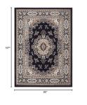 Premium Sakarya Traditional Area Rug – Navy 200x300 cm