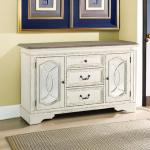 Ashley Realyn French Country Buffet, Chipped White
