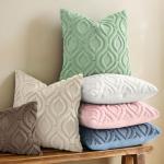 Decorative Faux Fur Cushion Covers - Set of 2