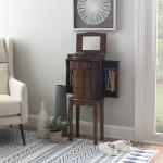 Powell Louis Philippe Jewelry Armoire, Walnut