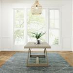 Seashell Wirebrush Dining Table - 72 Inch