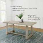 Seashell Wirebrush Dining Table - 72 Inch