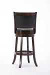 Boraam Augusta Bar Height Swivel Stool, 29-Inch, Cappuccino