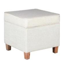 Square Storage Ottoman with Lift-Off Lid