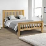 Julian Bowen Oak King Size Bed
