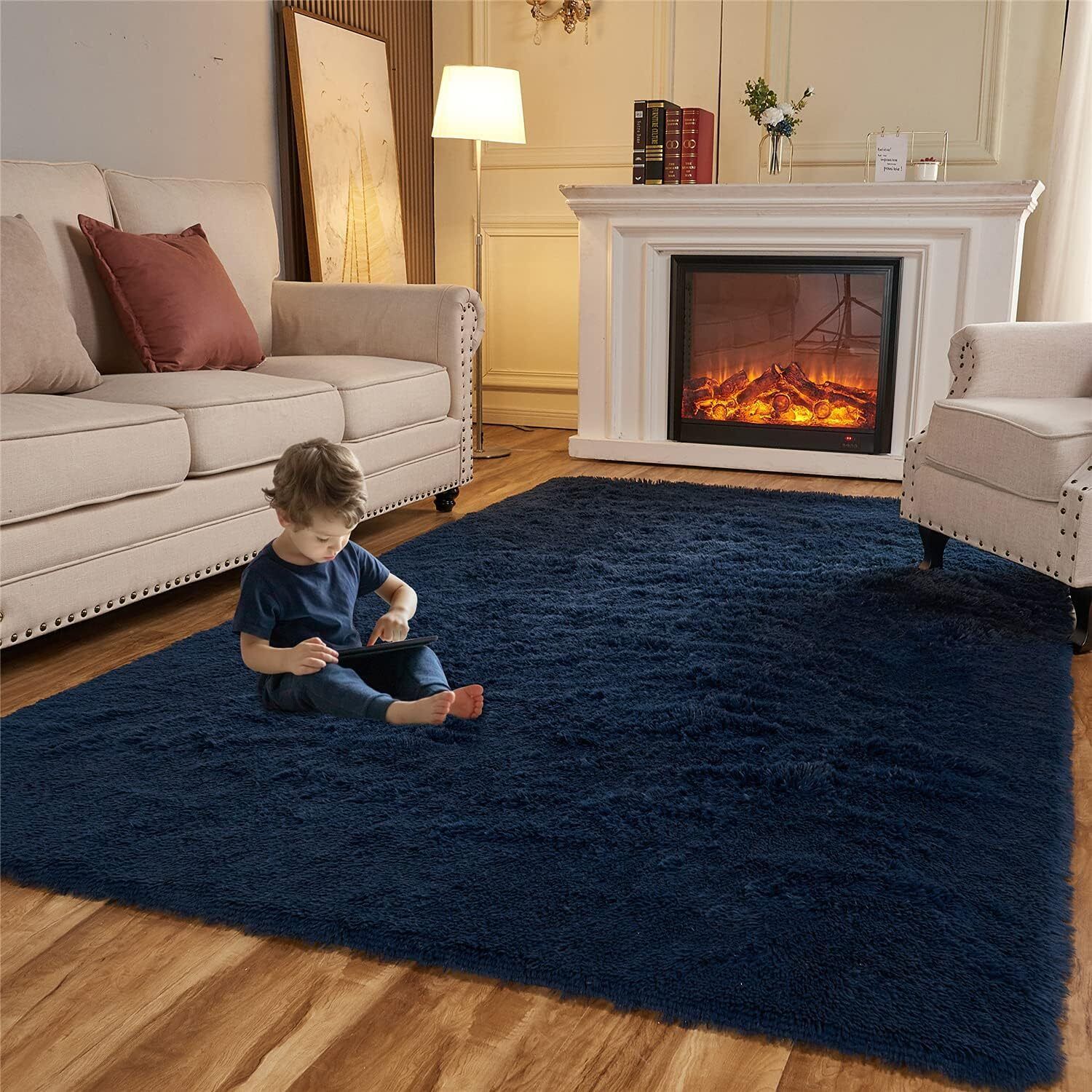 Premium Sakarya Traditional Area Rug – Navy 200x300 cm