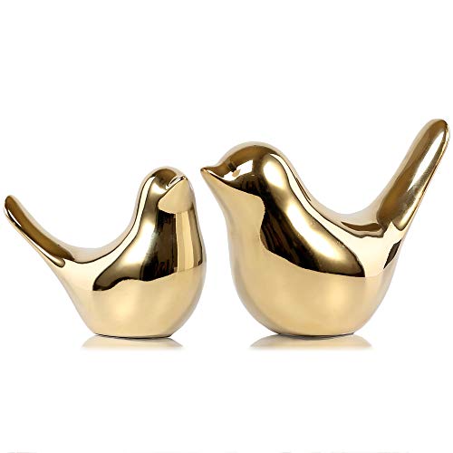 Gold Small Animal Statues for Home Decor