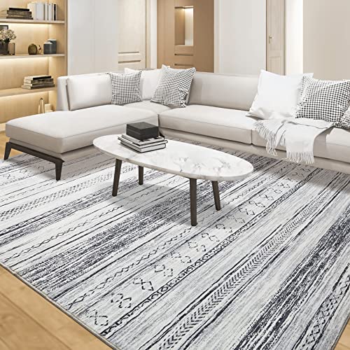 Large Washable Boho Moroccan Area Rug 5x7