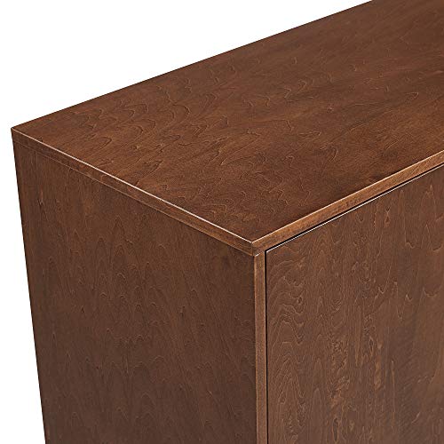 Mid-Century Modern Walnut Sideboard Cabinet, 70 Inch
