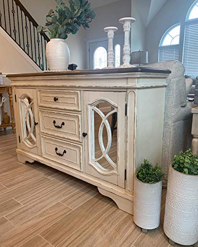 Ashley Realyn French Country Buffet, Chipped White