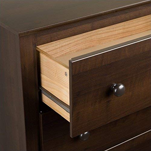 Edenvale Espresso Tall Nightstand with Cubbie