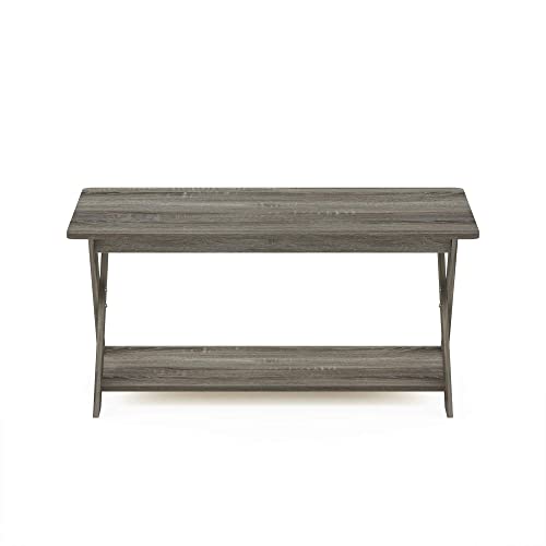 Modern Criss-Crossed Coffee Table in French Colors